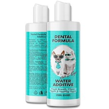 NutriPaw Dental Formula Water Additive For Dogs & Cats - Clean Teeth, Healthy...
