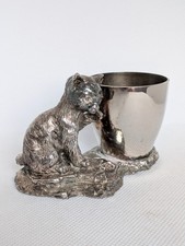 Vintage Polished Metal Cat &
