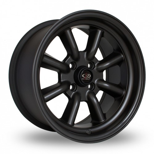 8x15 rota rkr matt black - 4x,