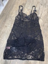 Agent Provocateur Classic Black "LOVE" Slip - AP3 MEDIUM - BRAND NEW WITH TAGS!!