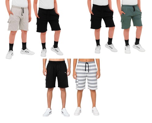 Pack boys kids fleece shorts - kids,