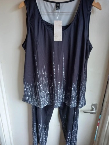 Ladies plus size rhinestone