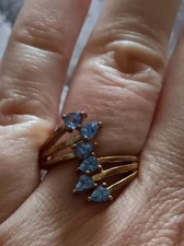 Tanzanite Midas Ring 0.64 Ct Size L To M