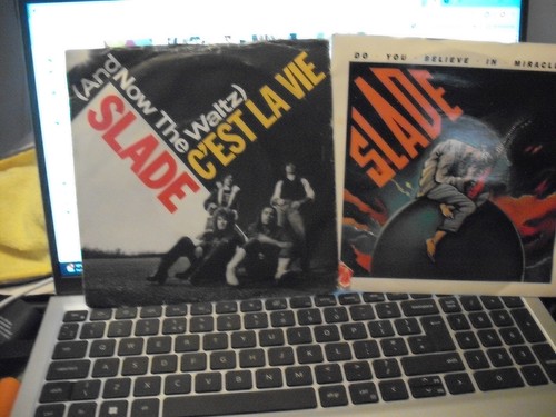 Vinyl singles slade - vinyl,