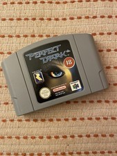 Perfect Dark Nintendo 64 Cartridge, Casing, Manual, Box. Pre-owned. Tested.