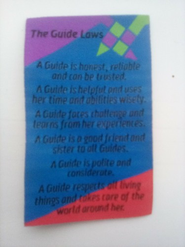Girl guide girlguiding - guide, badge