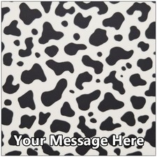 Cow Print Square Pattern