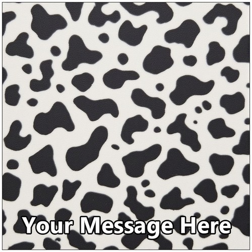 Cow print square pattern - print,