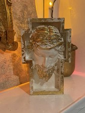 Plaster handwork with Jesus