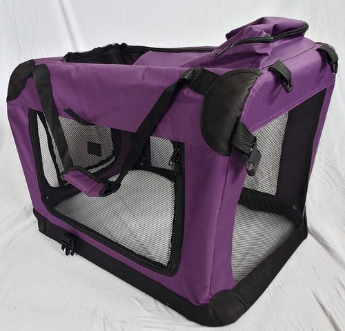 Fabric dog crate pet carrier - fabric,