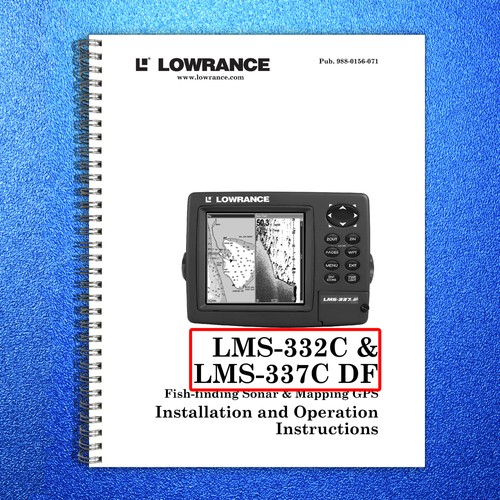 Lowrance lms 332c - 337c, df