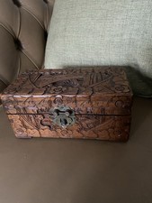 Small Vintage Heavily Carved