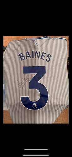Signed everton home shirt - signed,