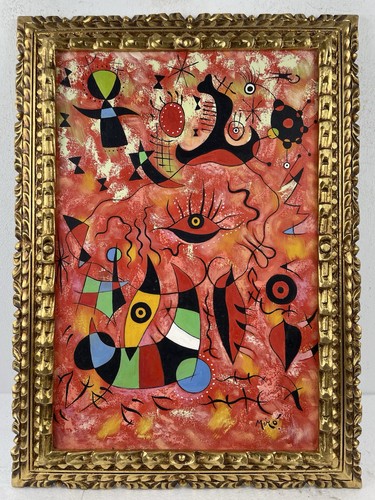 Joan miro oil canvas - joan,