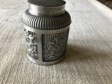 selangor pewter tea cady in