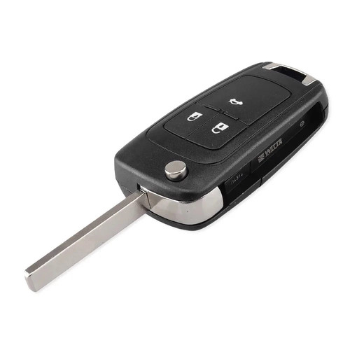 Flip key fob case - case, button