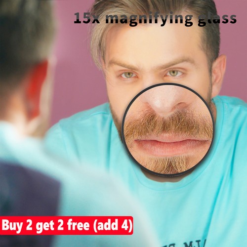 15x magnifying mirror - mirror, up