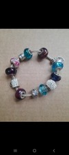 Rhona Sutton Sterling Silver Charm Bracelet & 12 charms