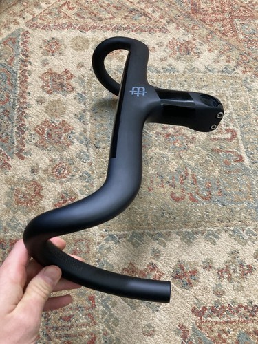 Black inc integrated handlebar - black,