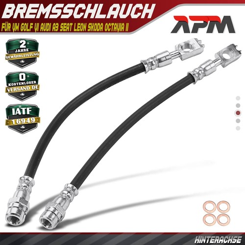 Brake hose rear for audi - 2x,