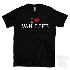 I LOVE VAN LIFE T-SHIRT heart