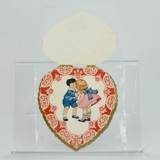 Vintage Valentine Card Heart