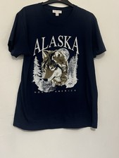 Topshop navy Alaska tee size L