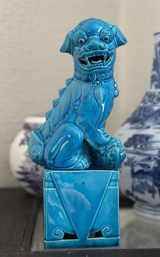 Turquoise chinese foo dog - foo,