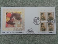 Benham BLCS49 RSPCA Cat World Official Corner Block Cover 23.01.90 Ltd 10 of 50
