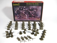 Caesar boxed 1/72 "Modern US Army / Desert " 030,  42 unpainted Toy soldiers.