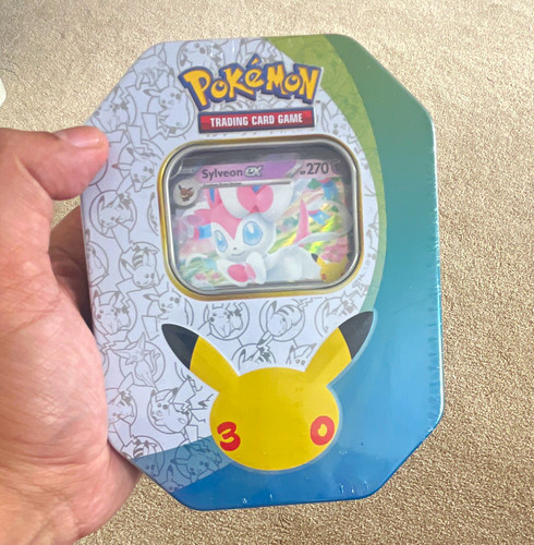 Pokémon tcg pikachu tin with - pikachu,