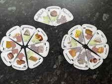 Lot of cheese presentation labels in french. 18 cheese markers. Cheese tags