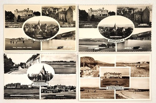 Dornoch postcards four - postcards;,