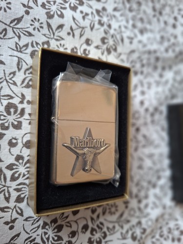 Marlboro longhorn star - longhorn, brass