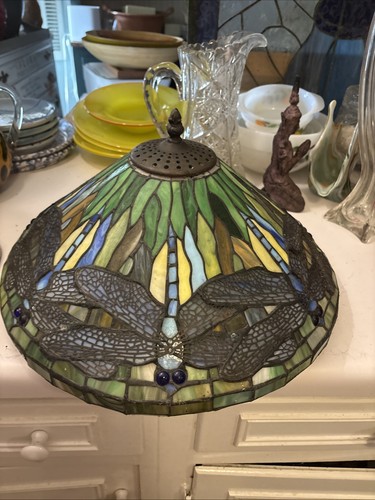 Vintage dragon fly stained - dragon,