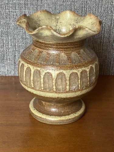 Studio pottery vase - studio,