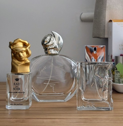 Empty sisley bottles soir - 3, x