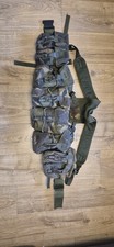 British Army PLCE DPM webbing with 4x utility pouches and 2x double ammo pouches