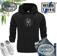 Rock On Hoodie Rock Clothing Rock n Roll Music Hip Hop Heavy Metal Fans Men Top