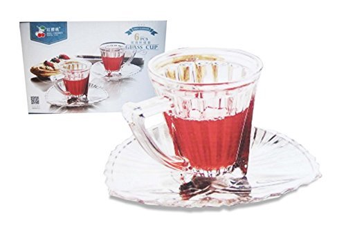 12pc cup saucer set high - set,