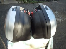 Givi V35 panniers in silver