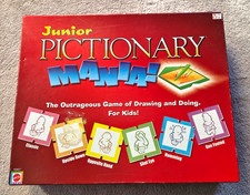 MANTEL Junior Pictionary Mania Board Game Kids Drawing Game Complete GC