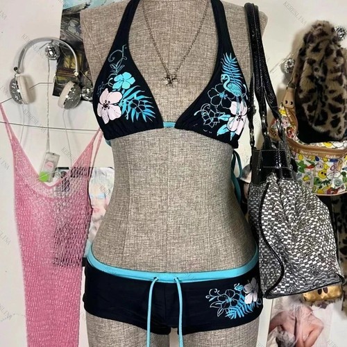 Y2k vintage floral - vintage, bikini
