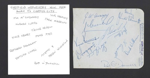 Football autographs - football,