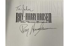FILM FANTASY SCRAPBOOK hand signed by RAY HARRYHAUSEN Clash Of The Titans
