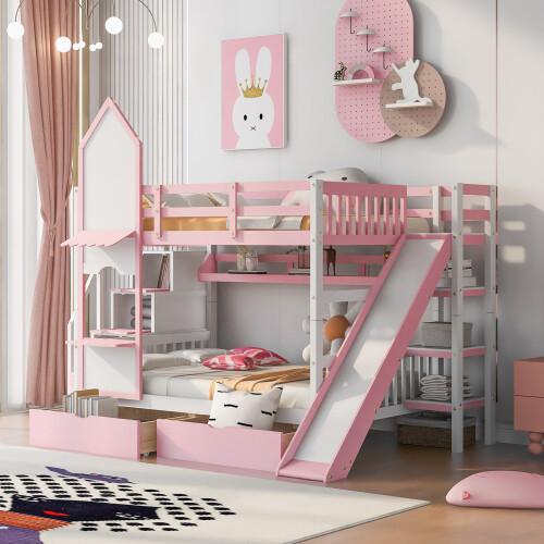 Solid wood bunk - wood,