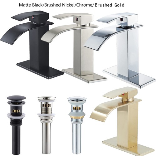 Waterfall bathroom basin sink - waterfall,