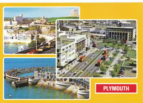 Devon postcard views of - devon,