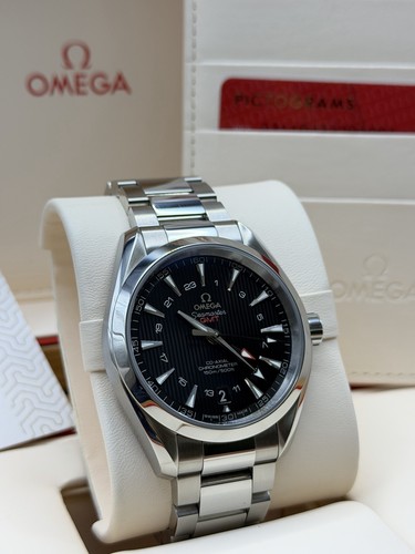 2024 omega aqua terra gmt - terra, 43mm