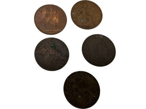 British penny coin - coin, collection